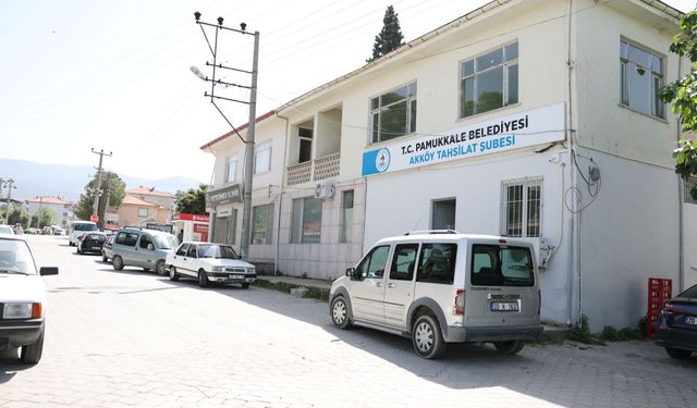 Pamukkale Belediyesi’nden Akköy’e Yeni Vezne Hizmeti