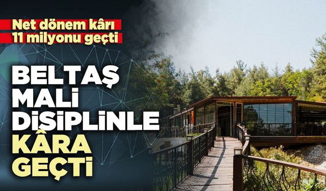 Beltaş mali disiplinle kâra geçti