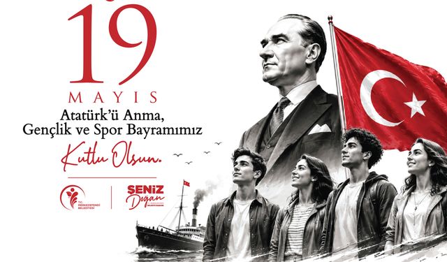 Merkezefendi Belediyesi 19 Mayıs Gençlik ve Spor Bayramı Kutlama İlanı 19.05.2026