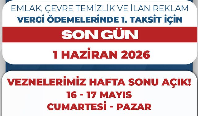 Pamukkale Belediyesi’nde vezneler hafta sonu da hizmetinizde