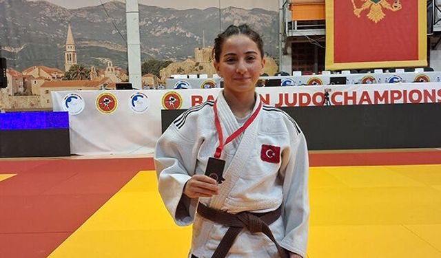 Milli Judocu Şirin Yolcu Balkan üçüncüsü