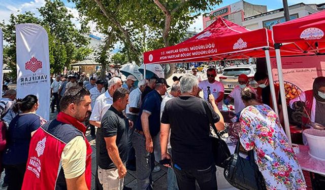 Denizli'de Muharrem ayının bereketi aşure ikramıyla paylaşıldı