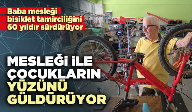 Mesleği ile çocukların yüzünü güldürüyor