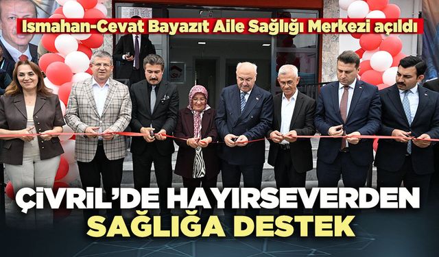 Çivril’de hayırseverden sağlığa destek