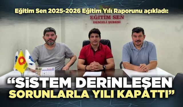 Eğitim Sen: “Sistem derinleşen sorunlarla yılı kapattı”