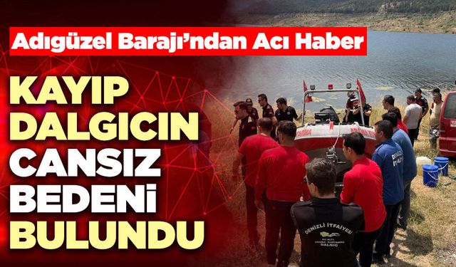 Kayıp Dalgıcın Cansız Bedeni Bulundu