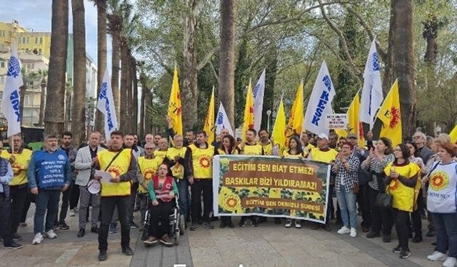 Denizli Eğitim Sen öğretmenlere yönelik polis müdahalesini kınadı