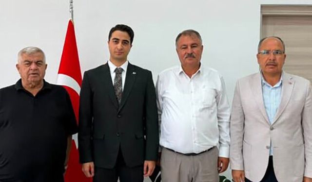 Sezayi Pütün yeni Kaymakam Servet Haydari’yi ziyaret etti