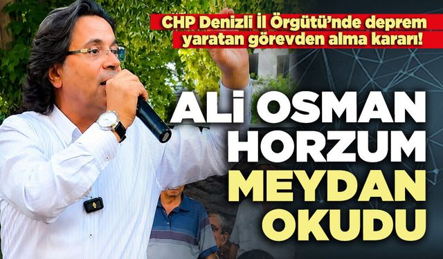 Ali Osman Horzum meydan okudu