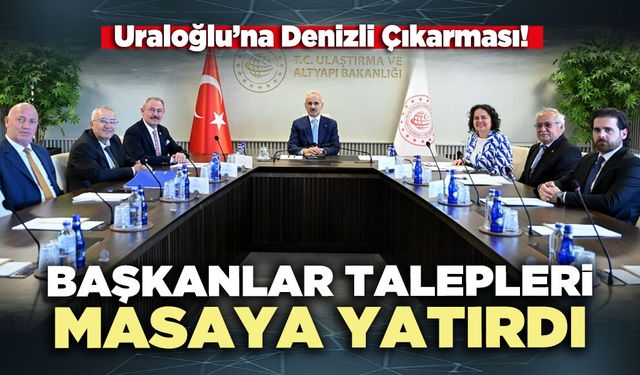 Uraloğlu’na Denizli Çıkarması: Başkanlar talepleri masaya yatırdı