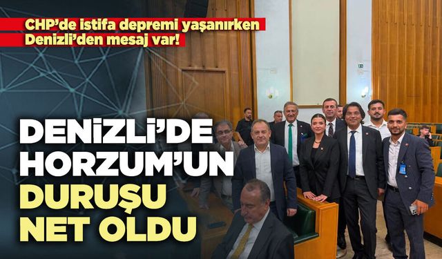 Denizli’de Horzum’un duruşu net oldu