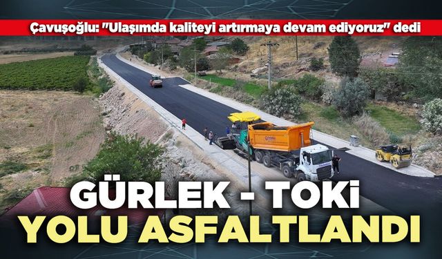 Gürlek - TOKİ yolu asfaltlandı