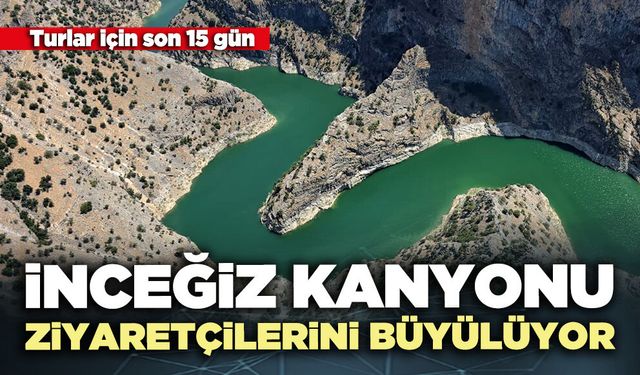 İnceğiz Kanyonu ziyaretçilerini büyülüyor
