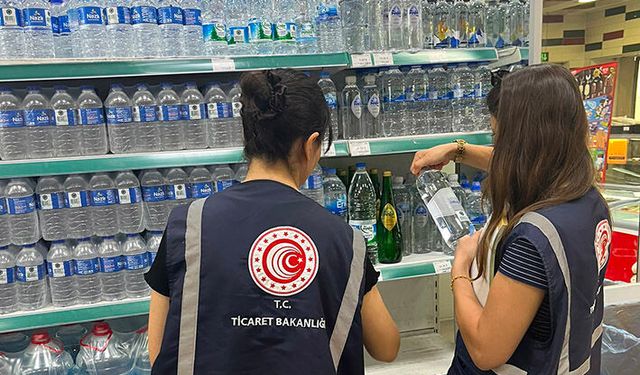 Ambalajlı su ve soda ürünleri denetlendi