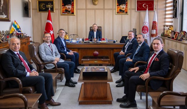 DOSB Yönetimi’nden Cumhuriyet Başsavcısı’na hayırlı olsun ziyareti