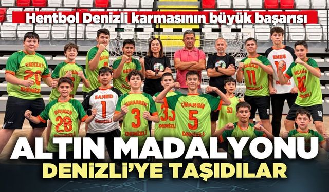 Altın Madalyonu Denizli’ye taşıdılar