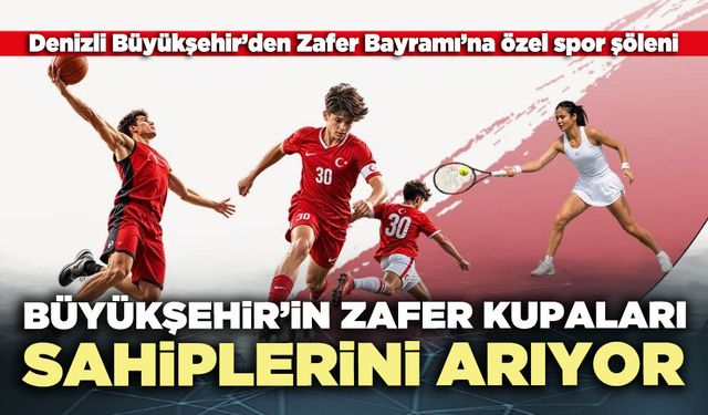 Büyükşehir’in zafer kupaları sahiplerini arıyor