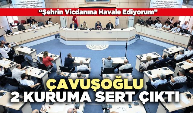 Çavuşoğlu 2 Kuruma Sert Çıktı