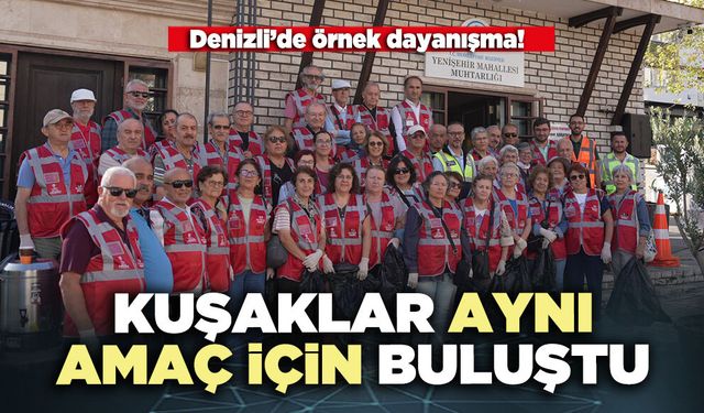 Kuşaklar aynı amaç için buluştu