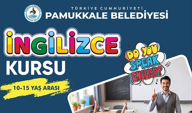 Pamukkale Belediyesi ücretsiz İngilizce ve müzik kursları başlıyor