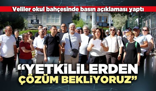 “Yetkililerden çözüm bekliyoruz”