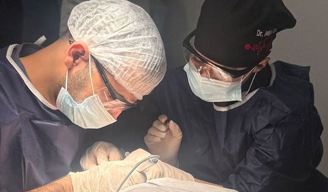 PAÜ hastaneleri saç ekimi ünitesinde transplantasyon uygulamaları sürüyor