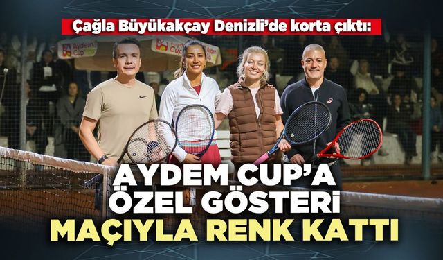 AYDEM CUP’a özel gösteri maçıyla renk kattı
