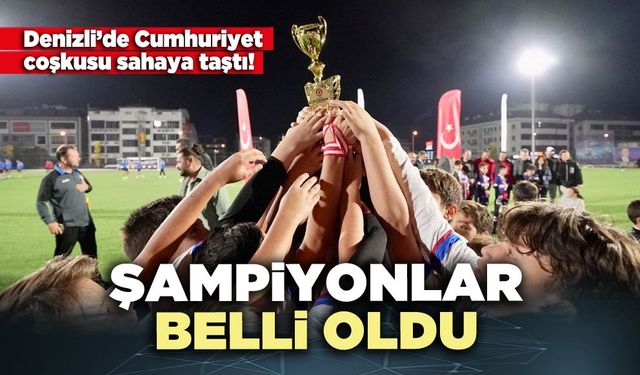 Şampiyonlar belli oldu