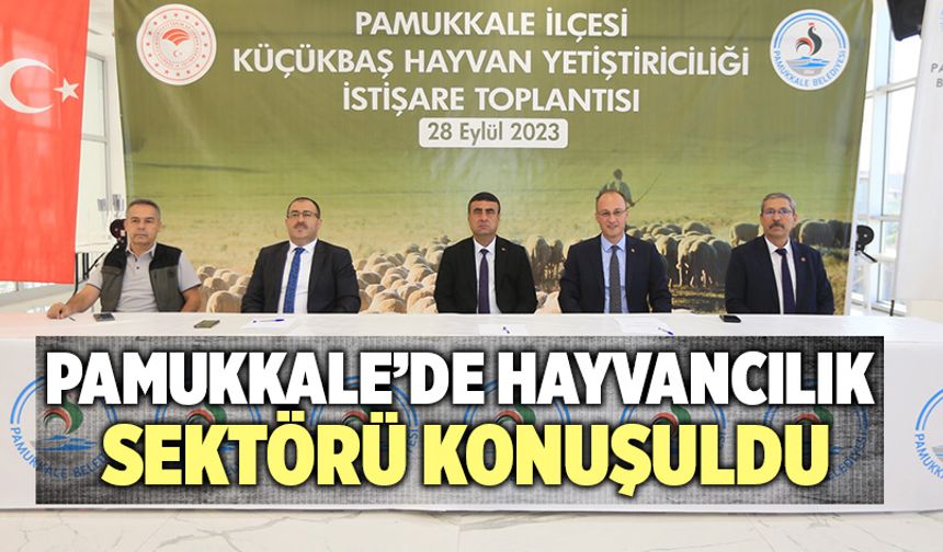 Pamukkale Belediyesi Öncülüğünde İlçenin Hayvancılık Sektörü Değerlendirildi