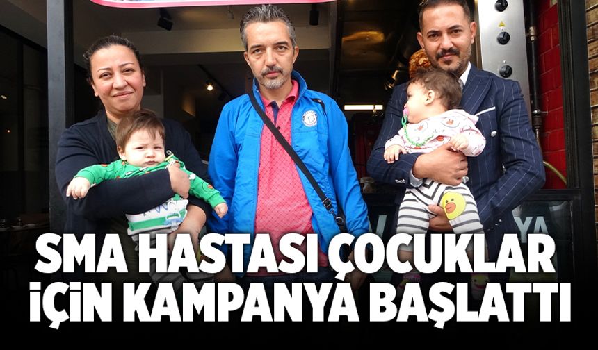 Denizli Esnaf SMA Hastası Çocuklar İçin Kampanya Başlattı