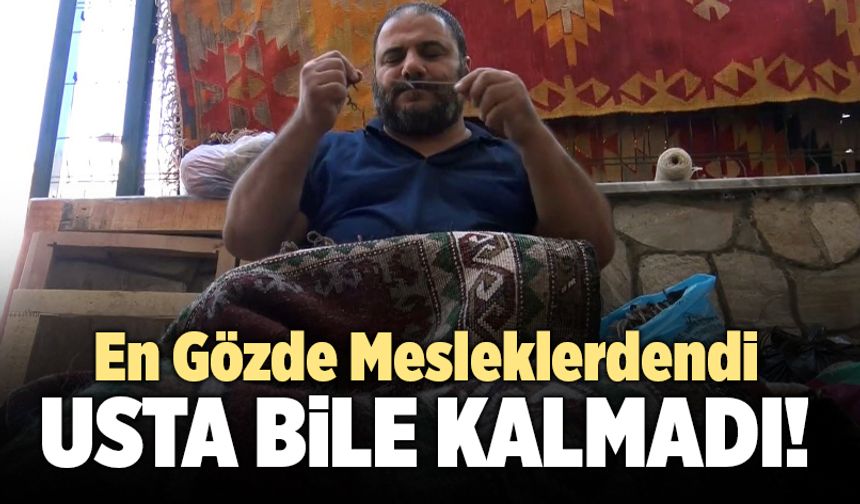 Kilim Tamiri Ustaları Mesleği Yaşatmaya Çalışıyor