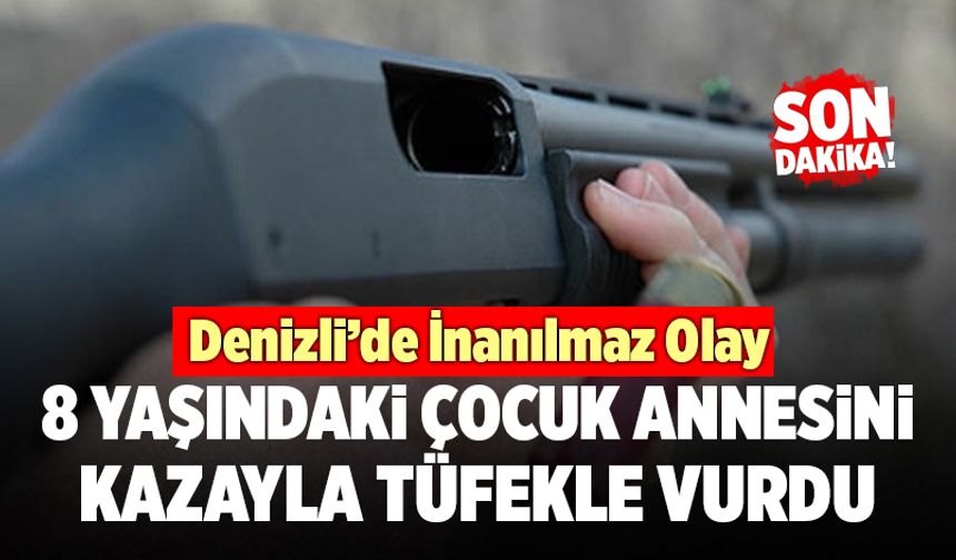 8 Yaşındaki Çocuk Annesini Kazayla Tüfekle Vurdu