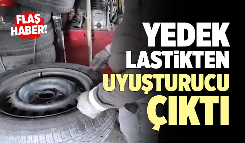 Yedek Lastikten Uyuşturucu Çıktı