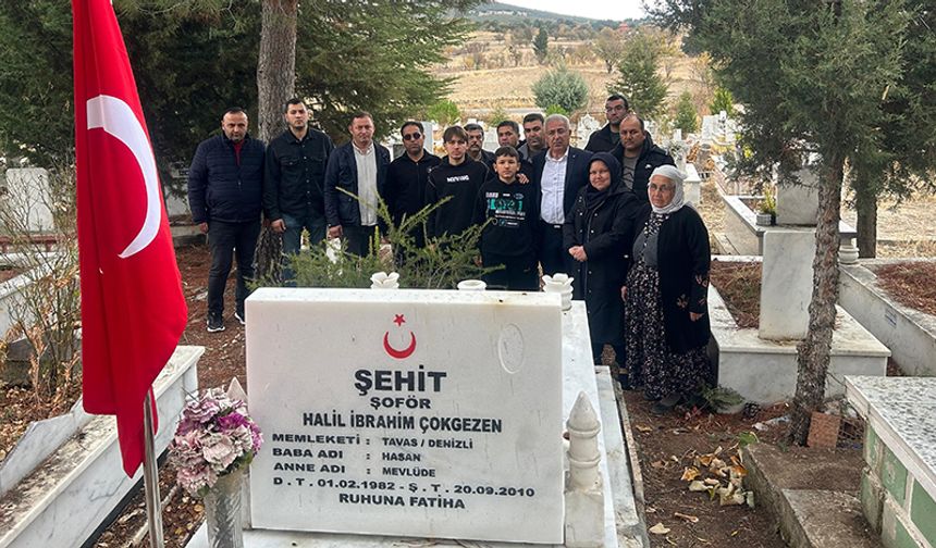 Orman Şehidi Mezarı Başında Anıldı