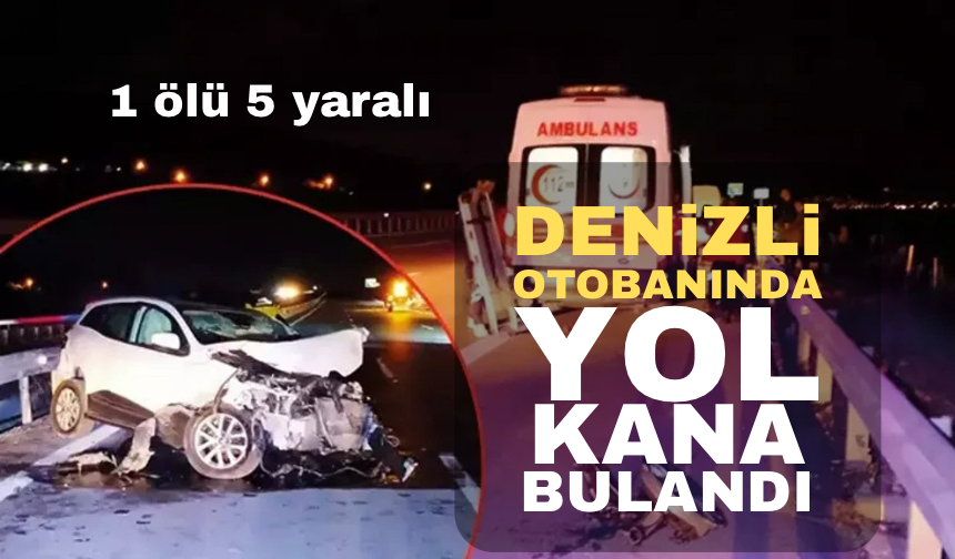 Denizli Aydın Otoyolu Kana Bulandı