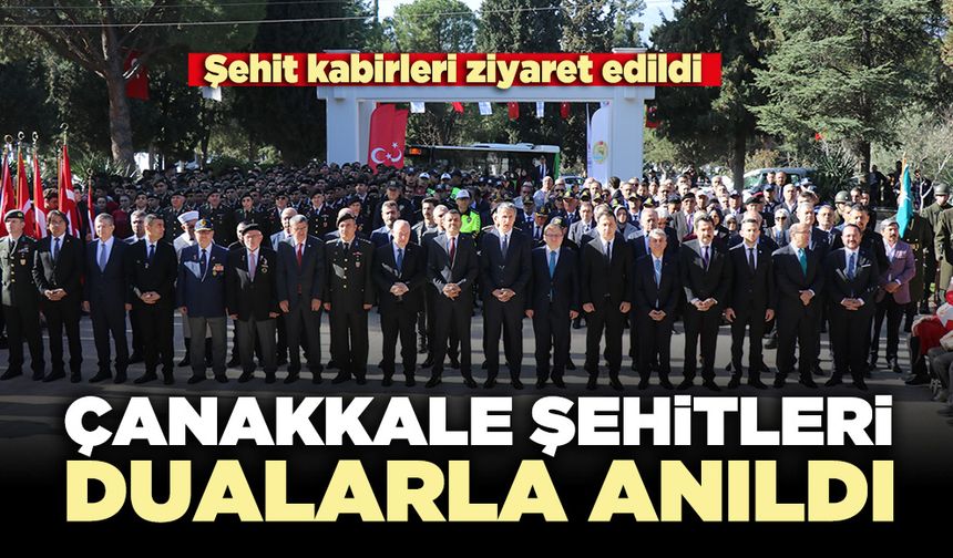 Denizli'de 18 Mart Çanakkale Şehitleri Dualarla Anıldı