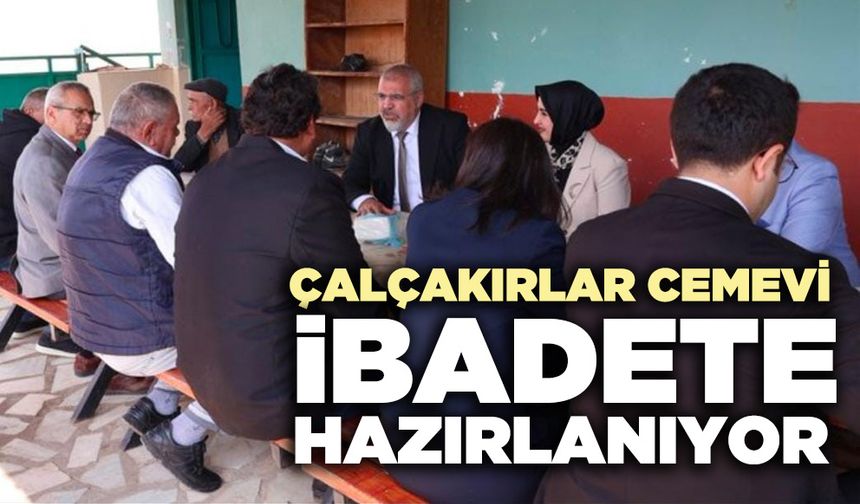 Çalçakırlar Cemevi ibadete hazırlanıyor