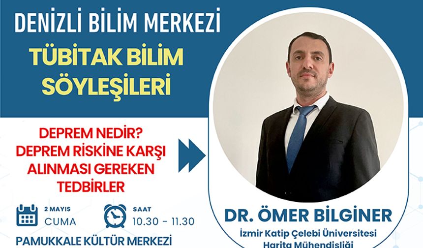 Denizli Büyükşehir’den deprem söyleşisi
