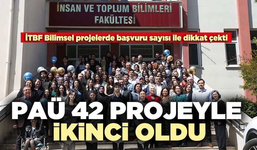 PAÜ 42 projeyle ikici oldu