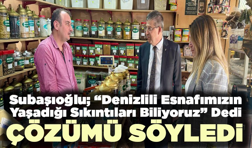 Subaşıoğlu’ndan Esnafa Mesaj