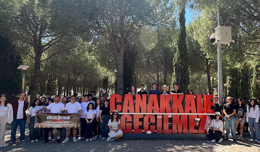 Denizlili gençler Çanakkale ruhunu yerinde yaşadı