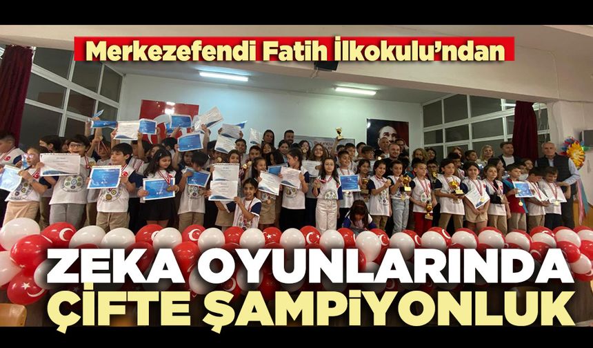 Zeka oyunlarında çifte şampiyonluk