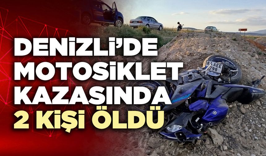 Motosiklet kazasında 2 kişi öldü