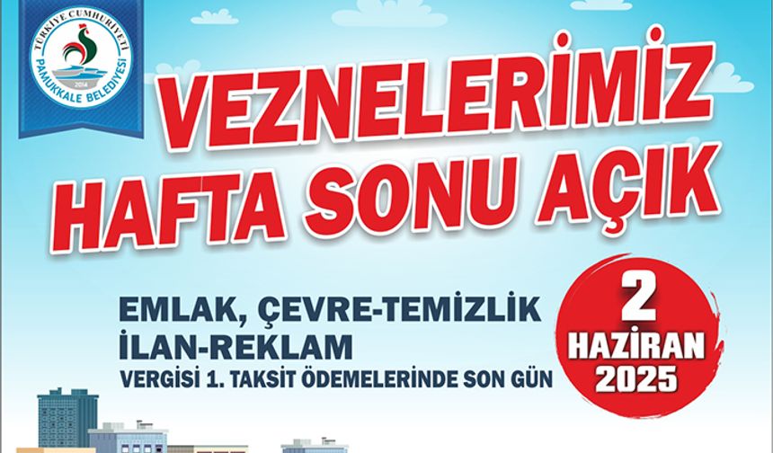 Pamukkale’de vezneler hafta sonunda da açık olacak