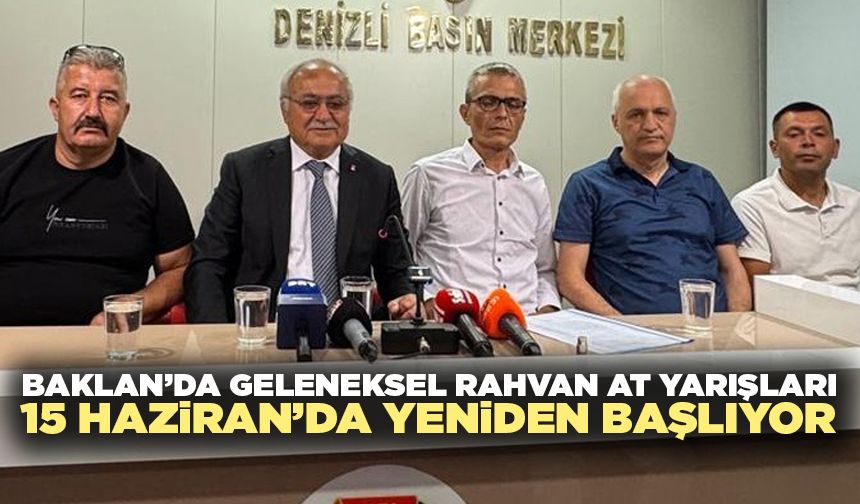 Denizli'de Geleneksel Rahvan At Yarışları 15 Haziran’da Yeniden Başlıyor
