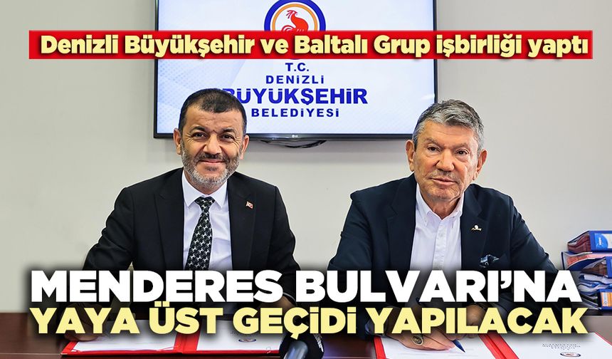 Menderes Bulvarı’na yaya üst geçidi yapılacak