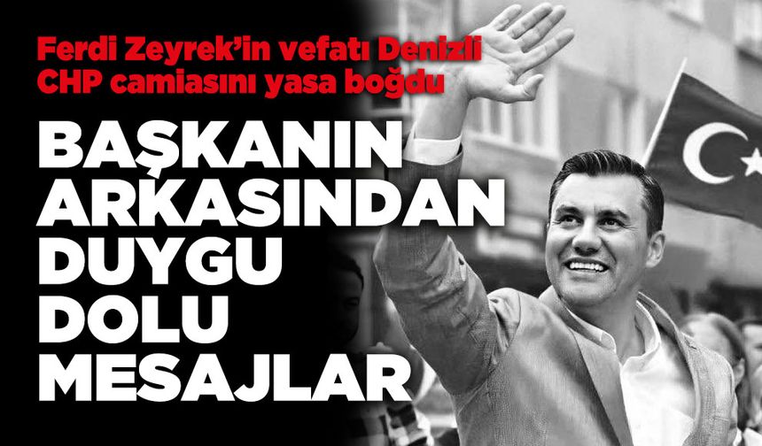 Başkanın arkasından duygu dolu mesajlar