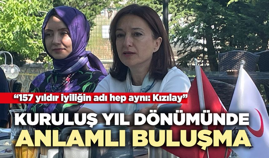 Kızılay Denizli şubesinden kuruluş yıl dönümünde anlamlı buluşma