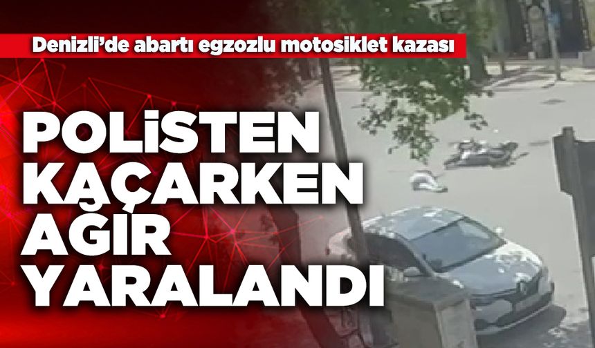 Polisten kaçarken ağır yaralandı