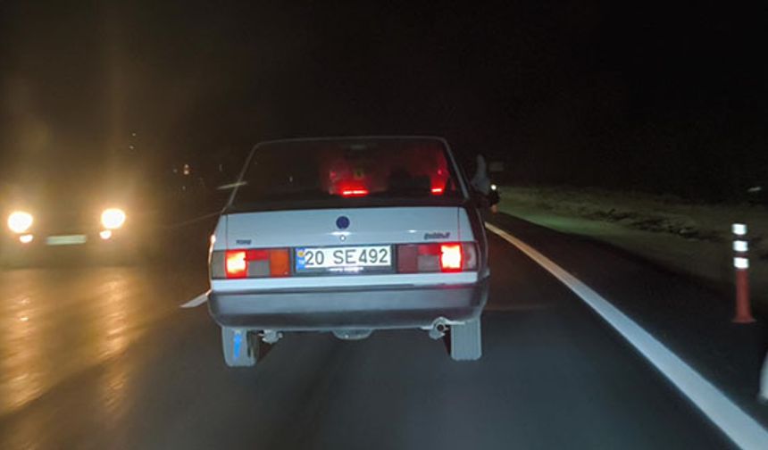 Yolcu ayağını çıkardı, cezayı sürücü yedi